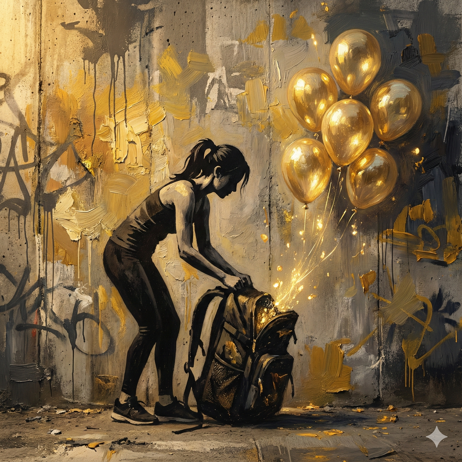 Femme déposant sa charge mentale pour gérer le stress